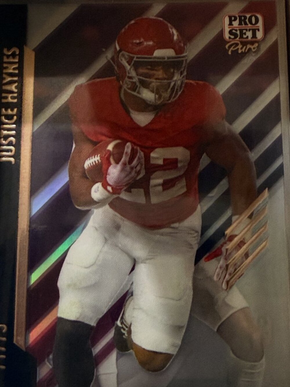 2024 Leaf Pro Set Pure - Justice Haynes #63 Bronze Spectrum 71/75